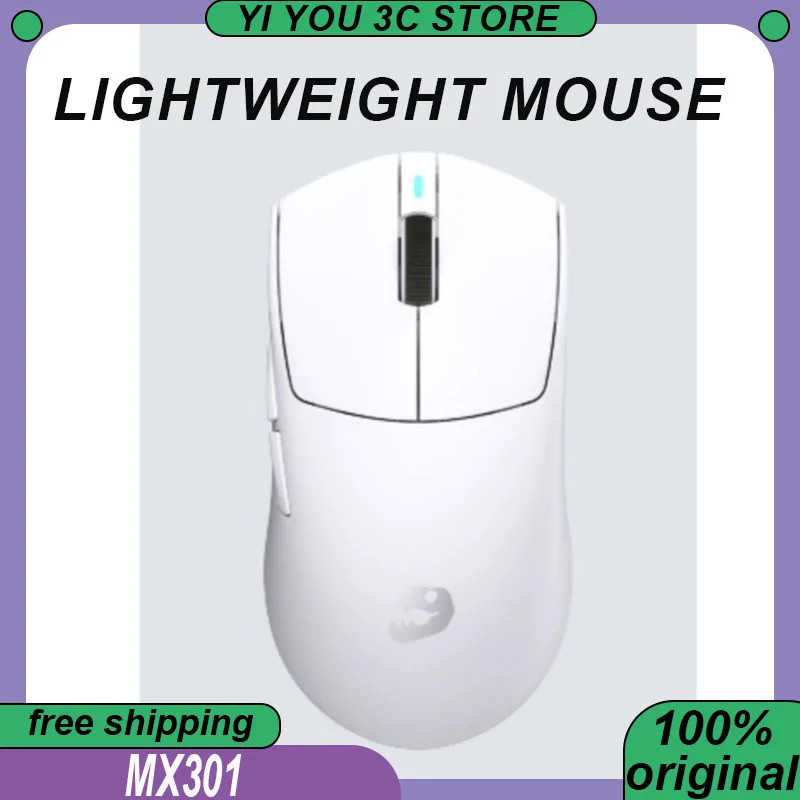 MX301 Wireless Tri-mode Mouse Lightweight Bluetooth Long-endurance S1 Sensor 16000DPI 0.001s Low Delay 500mAh PC Gaming Mice
MX301 Wireless Tri-mode Mouse Lightweight Bluetooth Long-endurance S1 Sensor 16000DPI 0.001s Low Delay 500mAh PC Gaming Mice