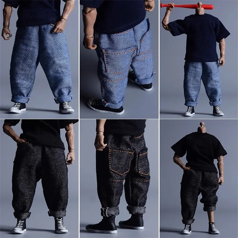 1/12 Trendy Men's Soldier Denim Top and Pants Handmade Clothing Model Accessories Fit 6'' Action Figure Toy In Stock
1/12 Trendy Men's Soldier Denim Top and Pants Handmade Clothing Model Accessories Fit 6'' Action Figure Toy In Stock