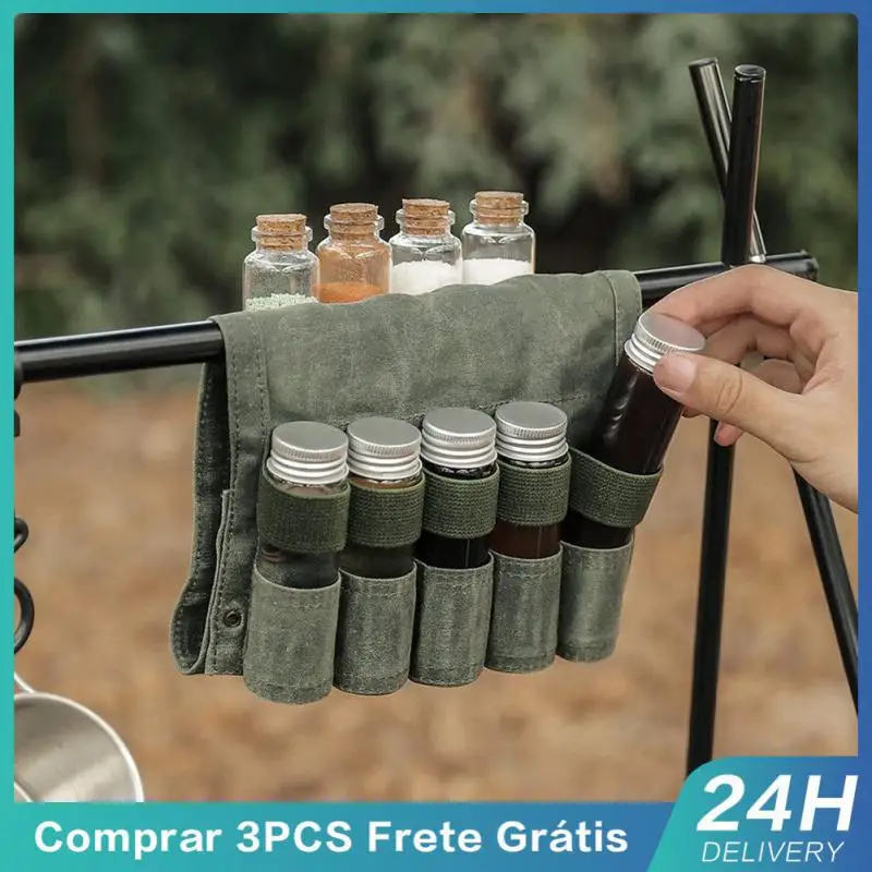 Camping Foldable Storage Bag Waterproof Oil Wax Canvas Storage Bags Barbecue Seasoning Bottle Set Foldable Design Canvas Bag
Camping Foldable Storage Bag Waterproof Oil Wax Canvas Storage Bags Barbecue Seasoning Bottle Set Foldable Design Canvas Bag