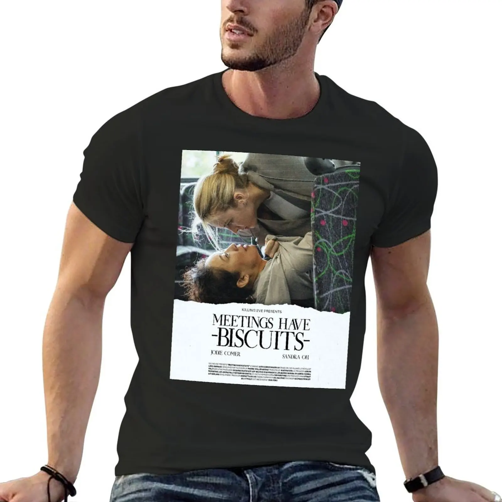 Meetings Have Biscuits 3x03 - Killing Eve Poster T-Shirt designer shirts basketball graphic tees mens graphic t-shirts anime
Meetings Have Biscuits 3x03 - Killing Eve Poster T-Shirt designer shirts basketball graphic tees mens graphic t-shirts anime
