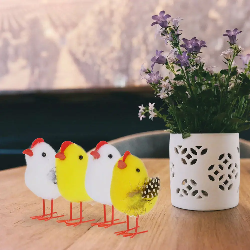 8Pcs Imitation Chick Ornament Cartoon Desktop Adornments Festival Decoration Lovely Chick Plaything Home Decor Party Supplies
8Pcs Imitation Chick Ornament Cartoon Desktop Adornments Festival Decoration Lovely Chick Plaything Home Decor Party Supplies