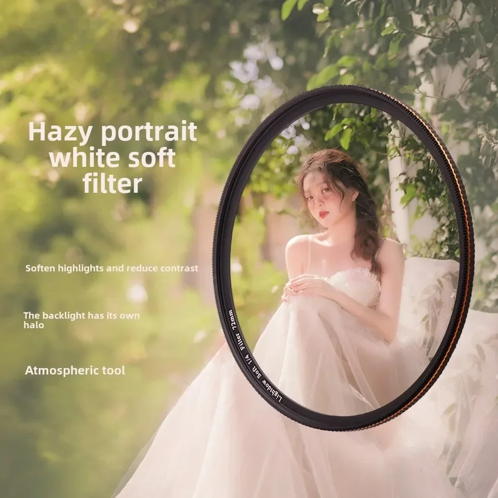 1/4 White Soft Lens Filter 49mm 52 55 58 62 67 72 77 82 mm Soft Filter for Camera Canon Nikon Sony Camera Lens
1/4 White Soft Lens Filter 49mm 52 55 58 62 67 72 77 82 mm Soft Filter for Camera Canon Nikon Sony Camera Lens