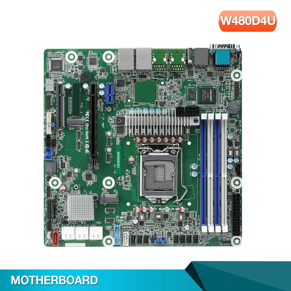 W480D4U для материнской платы ASRock Rack Server DDR4 ECC LGA1200, поддержка Core10/11 W-1200 1300
W480D4U для материнской платы ASRock Rack Server DDR4 ECC LGA1200, поддержка Core10/11 W-1200 1300