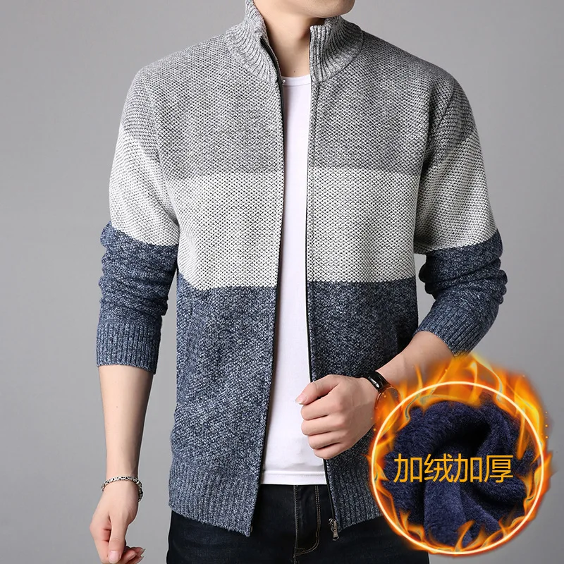 Nice Pop Spring Autumn Jacket Men Warm Cashmere Casual Wool Zipper Slim Fit Fleece Jacket Men Thin and Thick Coat Knitwear Male
Nice Pop Spring Autumn Jacket Men Warm Cashmere Casual Wool Zipper Slim Fit Fleece Jacket Men Thin and Thick Coat Knitwear Male