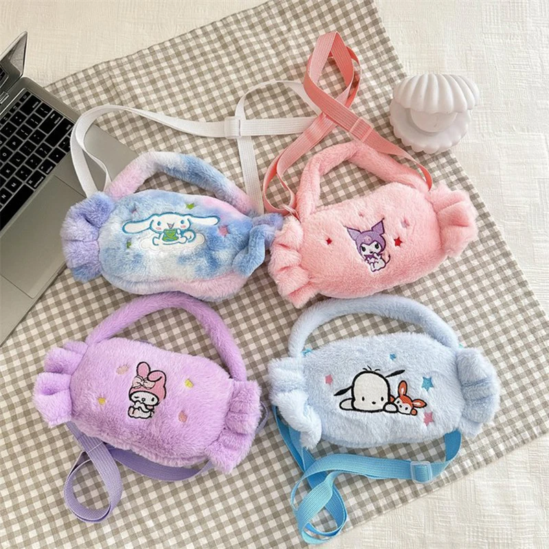 Hello Kitty Plush Bag Sanrio Kawaii Kuromi My Melody Cute Cartoon Anime Handbag Cinnamon Storage Handbag Women's Bag Girl Gifts
Hello Kitty Plush Bag Sanrio Kawaii Kuromi My Melody Cute Cartoon Anime Handbag Cinnamon Storage Handbag Women's Bag Girl Gifts