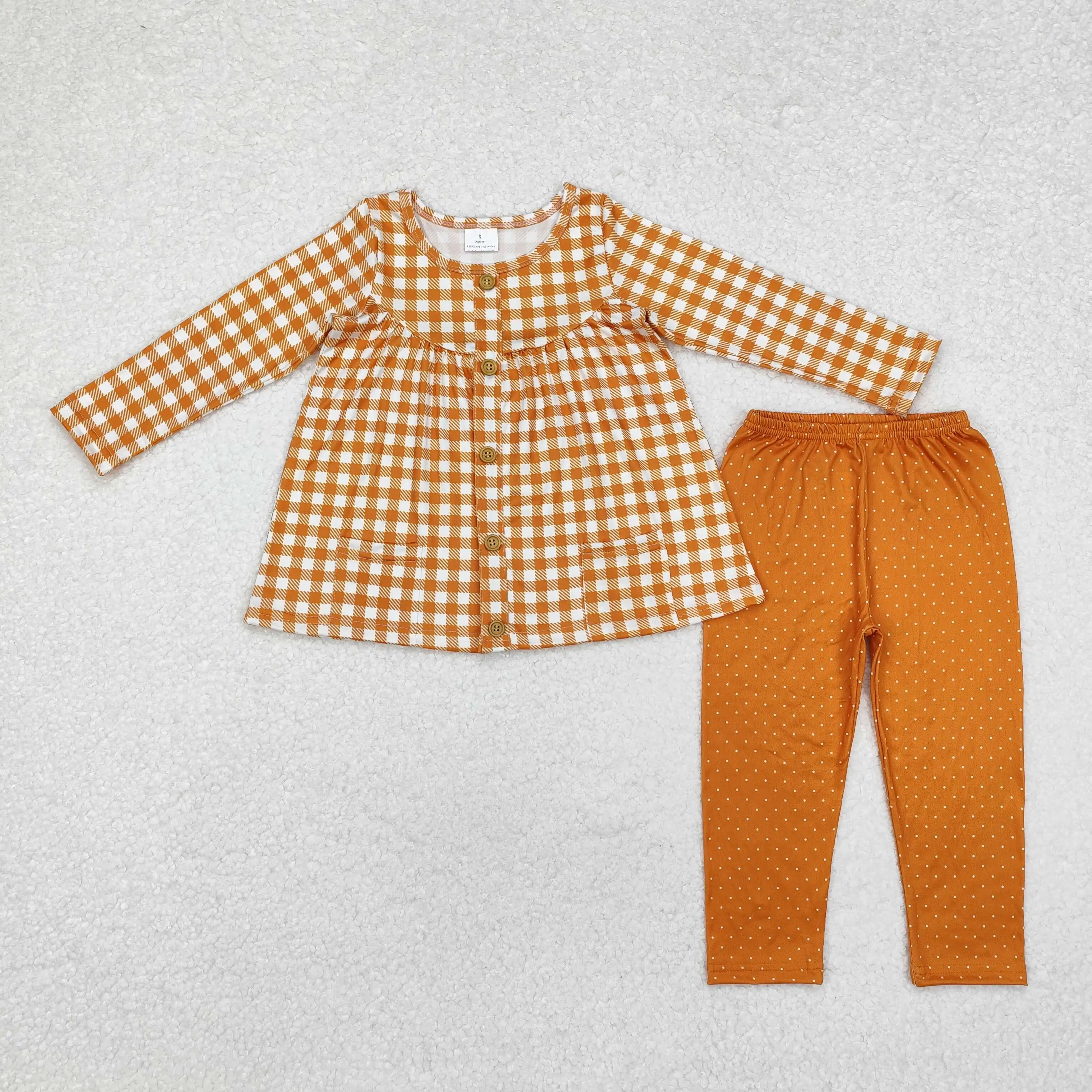 NEW rts baby girls winter suits wholesale boutique brown plaid polka dot leggings kids girls clothing
NEW rts baby girls winter suits wholesale boutique brown plaid polka dot leggings kids girls clothing