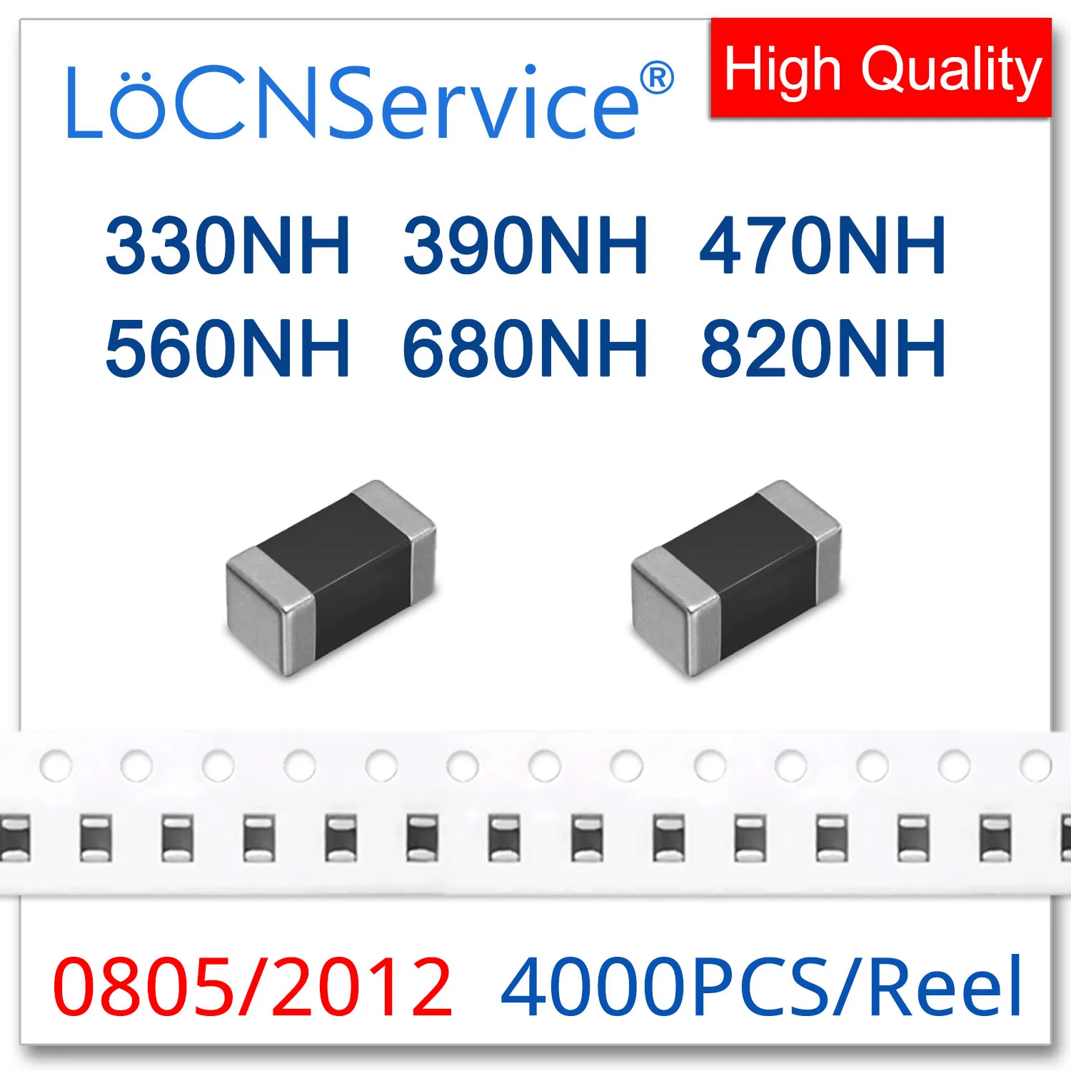 LoCNService 0805 2012 4000PCS 10% 330NH 390NH 470NH 560NH 680NH 820NH Multilayer Chip Ferrite Inductors High Quality
LoCNService 0805 2012 4000PCS 10% 330NH 390NH 470NH 560NH 680NH 820NH Multilayer Chip Ferrite Inductors High Quality