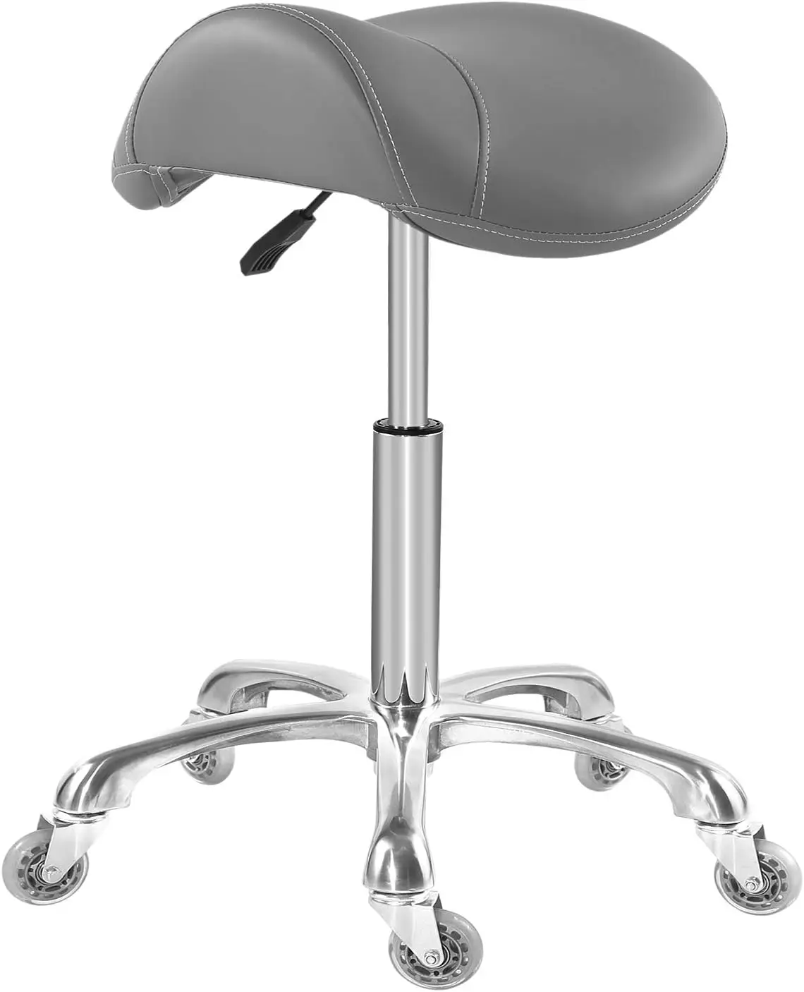 Antlu Saddle Stool Chair for Massage Clinic Spa Salon Cutting, Saddle Rolling Stool with Wheels Adjustable Height (Grey)
Antlu Saddle Stool Chair for Massage Clinic Spa Salon Cutting, Saddle Rolling Stool with Wheels Adjustable Height (Grey)