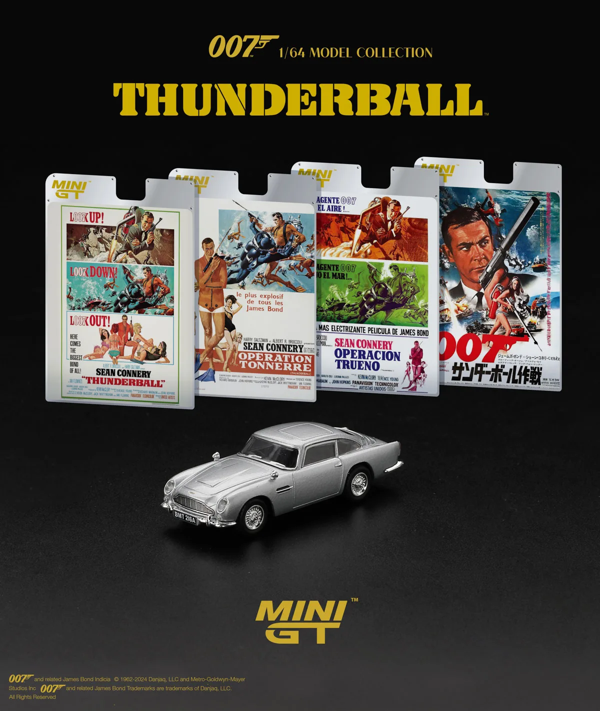 MINIGT 1:64 Aston Martin DB5 «Thunderball» MGT00901-007ECH литая под давлением автомобильная модель украшения Cas игрушки подарочные украшения
MINIGT 1:64 Aston Martin DB5 «Thunderball» MGT00901-007ECH литая под давлением автомобильная модель украшения Cas игрушки подарочные украшения