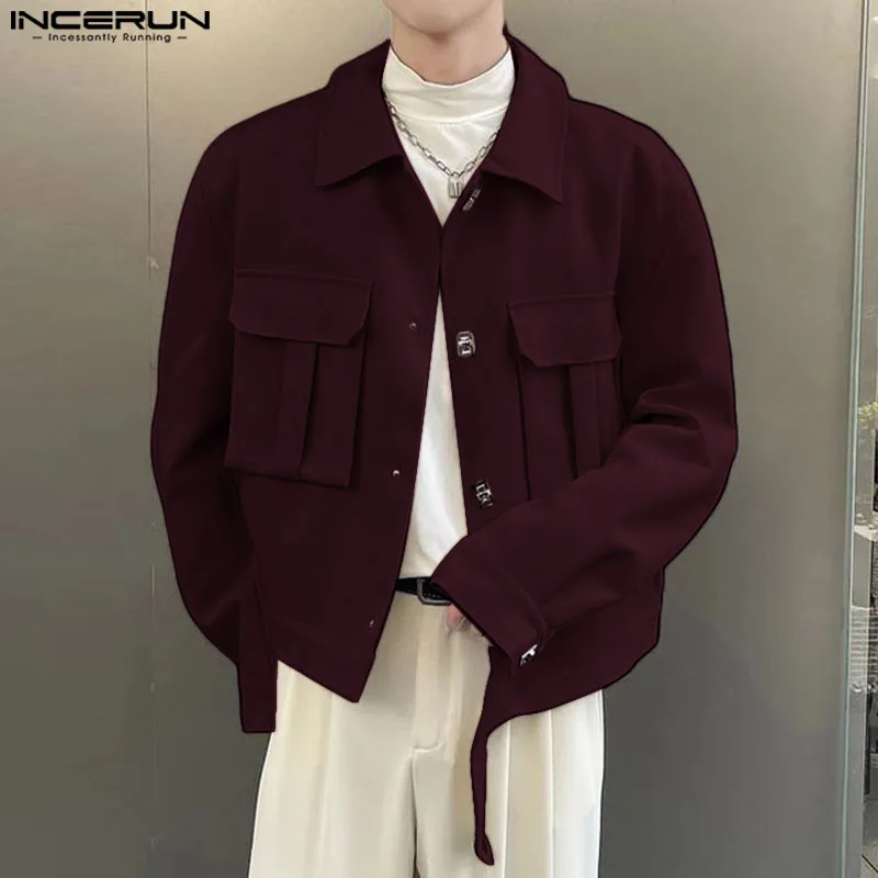 INCERUN Fashion Men Jackets Long Sleeve Solid Color Buttons Long Sleeve Spring Autumn Thin jackets Casual Streetwear Tops
INCERUN Fashion Men Jackets Long Sleeve Solid Color Buttons Long Sleeve Spring Autumn Thin jackets Casual Streetwear Tops
