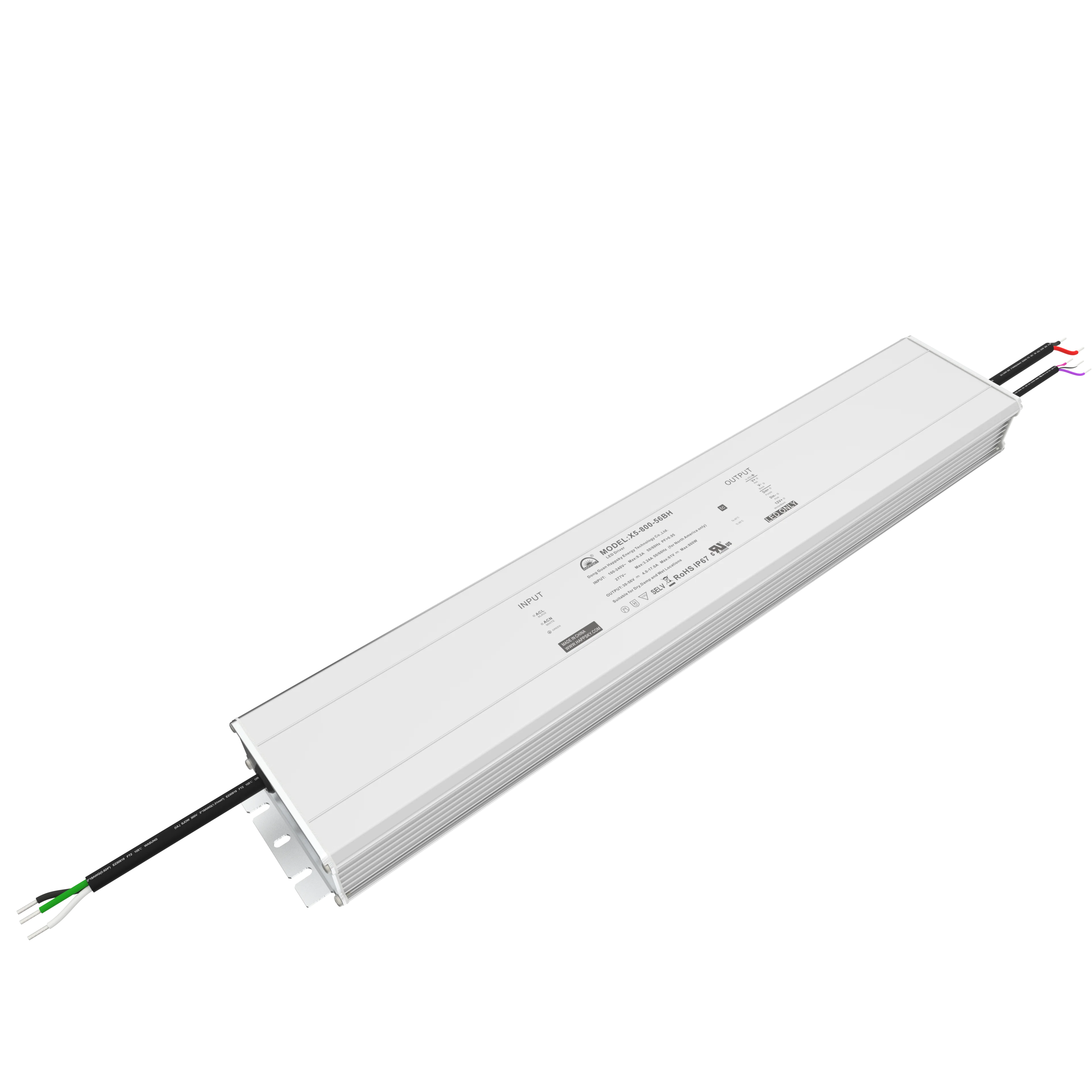 Model X5-800-56BH 800W Led Power Supply IP67 Waterproof Constant Current Led Driver
Model X5-800-56BH 800W Led Power Supply IP67 Waterproof Constant Current Led Driver