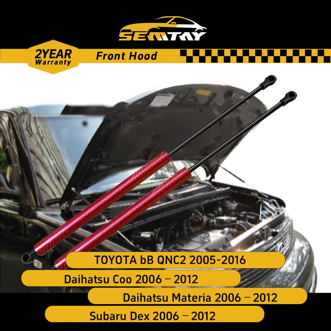 SEMTAY Hood Struts for Daihatsu Coo/Subaru Dex 2006–2012/TOYOTA bB QNC2 2005-2016 Bonnet Lift Support Shocks Dampers
SEMTAY Hood Struts for Daihatsu Coo/Subaru Dex 2006–2012/TOYOTA bB QNC2 2005-2016 Bonnet Lift Support Shocks Dampers