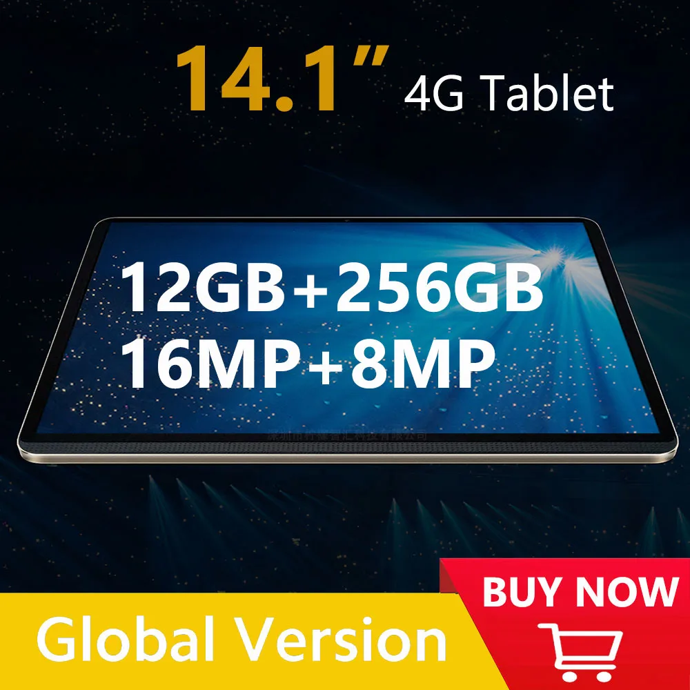 Планшет Nenmone Global 4G для телефонных звонков, 14,1 дюйма, 1920*1080, 12 ГБ + 256 ГБ, Android 12, планшет, 14 дюймов, MT6769, восьмиядерный аккумулятор 10000 мАч
Планшет Nenmone Global 4G для телефонных звонков, 14,1 дюйма, 1920*1080, 12 ГБ + 256 ГБ, Android 12, планшет, 14 дюймов, MT6769, восьмиядерный аккумулятор 10000 мАч
