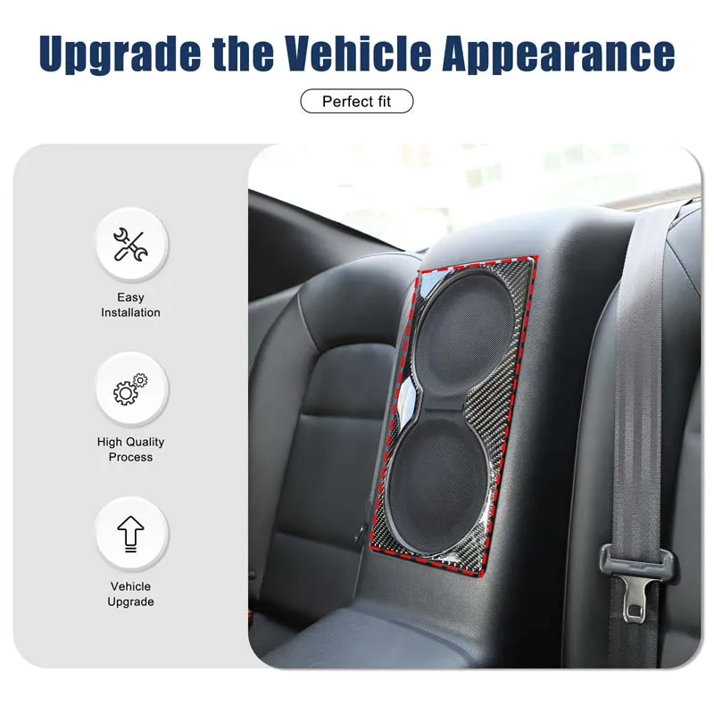 2Pcs Real Carbon Fiber For Nissan GTR R35 2008-2016 Car styling car rear horn mesh frame decorative sticker interior accessories
2Pcs Real Carbon Fiber For Nissan GTR R35 2008-2016 Car styling car rear horn mesh frame decorative sticker interior accessories