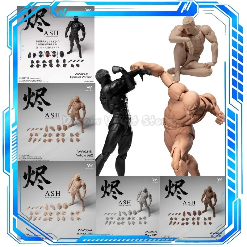 Pre-sale 1/12 Scale Male Body Dolls ASH WHALE WORKS Toys Super Articulated Replaceable Head Action Figures Collectible
Pre-sale 1/12 Scale Male Body Dolls ASH WHALE WORKS Toys Super Articulated Replaceable Head Action Figures Collectible