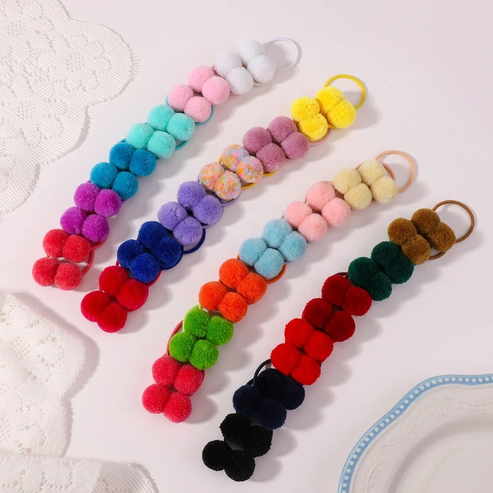 24Pcs/Set Solid Double Plush Ball Elastic Hair Bands for Kids Girls Hair Ropes Ties Ponytail Headwear Hair Accessories Gift
24Pcs/Set Solid Double Plush Ball Elastic Hair Bands for Kids Girls Hair Ropes Ties Ponytail Headwear Hair Accessories Gift