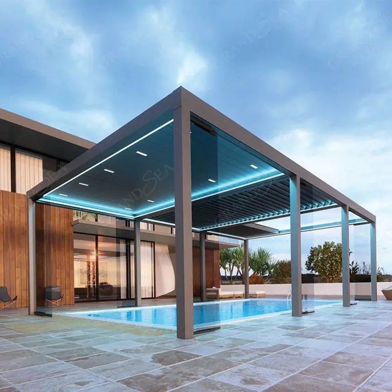 Top Grade Custom Garden Aluminum Awning High Quality Bioclimatic Rainproof Gazebo Swimming Pool Pergolapromote sales
Top Grade Custom Garden Aluminum Awning High Quality Bioclimatic Rainproof Gazebo Swimming Pool Pergolapromote sales
