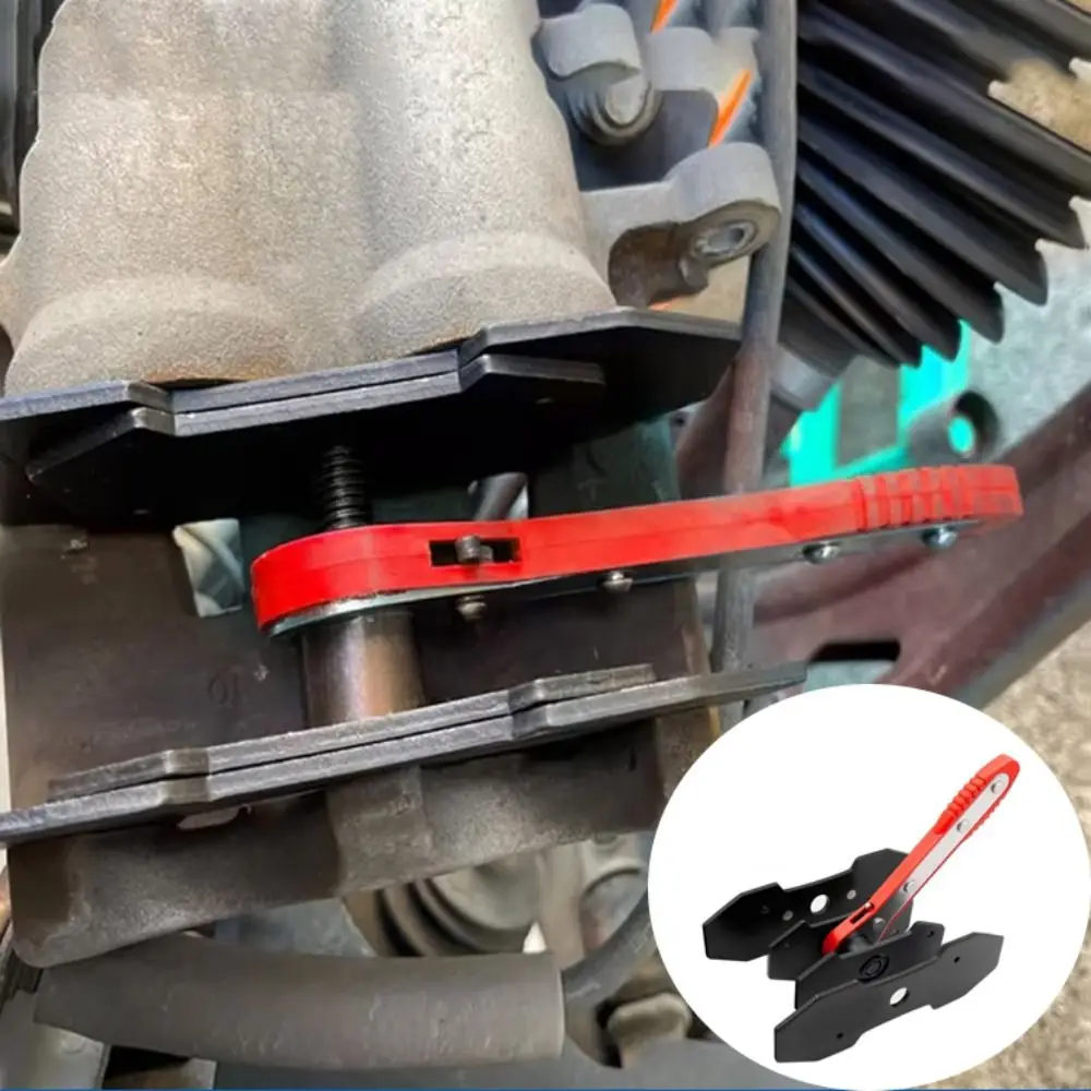 Универсальный дизайн, разбрасыватель тормозного поршня с храповым механизмом, инструменты для разборки, инструмент для сброса тормозного поршня, портативный размер
Универсальный дизайн, разбрасыватель тормозного поршня с храповым механизмом, инструменты для разборки, инструмент для сброса тормозного поршня, портативный размер