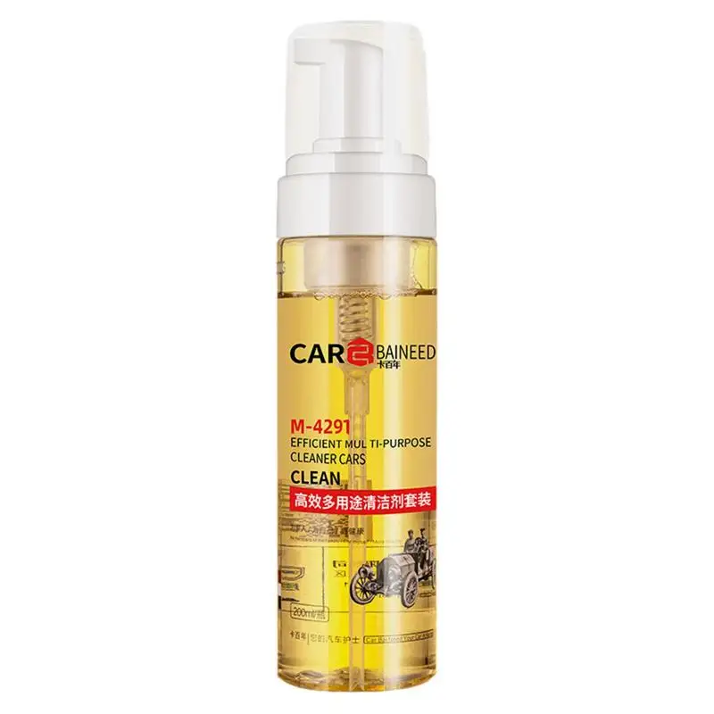 Car Interior Foam Cleaner Car Foam Cleaner Portable 200ml Cleaning Spray Foam Cleaner Leather Decontamination For Car Leather
Car Interior Foam Cleaner Car Foam Cleaner Portable 200ml Cleaning Spray Foam Cleaner Leather Decontamination For Car Leather