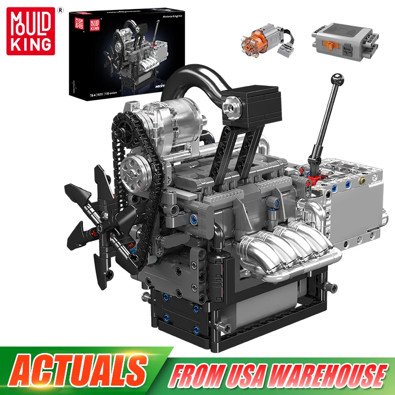 Конструктор Mould King 10212: Двигатель с роторным механизмом для суперкара, техническая модель двигателя автомобиля, игрушка для детей, подарок на Рождество
Конструктор Mould King 10212: Двигатель с роторным механизмом для суперкара, техническая модель двигателя автомобиля, игрушка для детей, подарок на Рождество