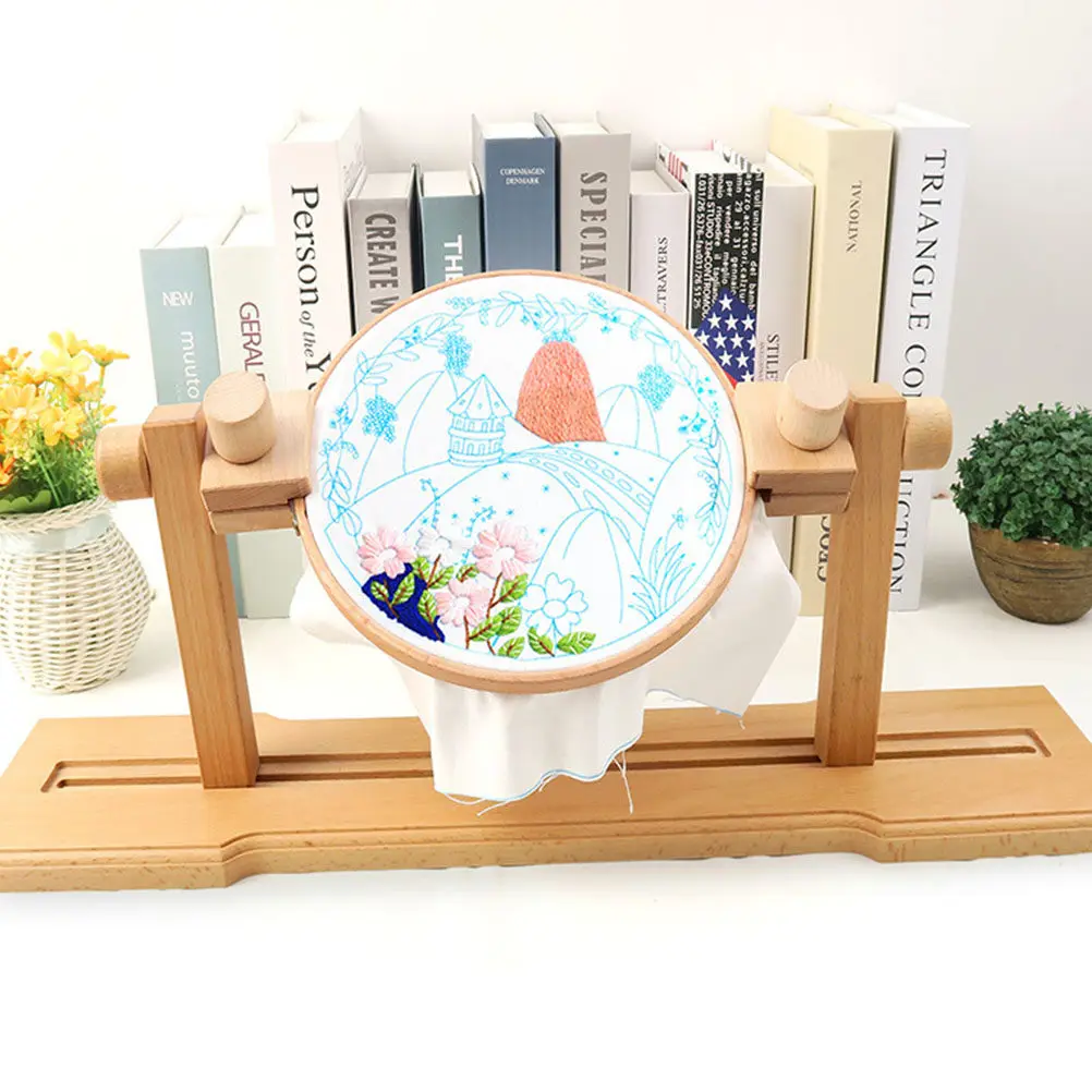 Набор для вышивания крестиком: деревянная регулируемая подставка для вышивки 385 см, круглая и квадратная, вращающаяся, для любителей рукоделия
Набор для вышивания крестиком: деревянная регулируемая подставка для вышивки 385 см, круглая и квадратная, вращающаяся, для любителей рукоделия