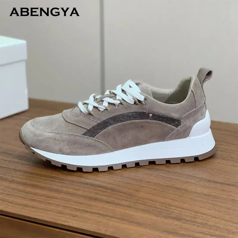 2026 Designer Khaki Suede Flat Loafers Shoes Women Lace Up Holiday Platform Shoes Spring Casual Party Vacation Walk Shoes Woman
2026 Designer Khaki Suede Flat Loafers Shoes Women Lace Up Holiday Platform Shoes Spring Casual Party Vacation Walk Shoes Woman