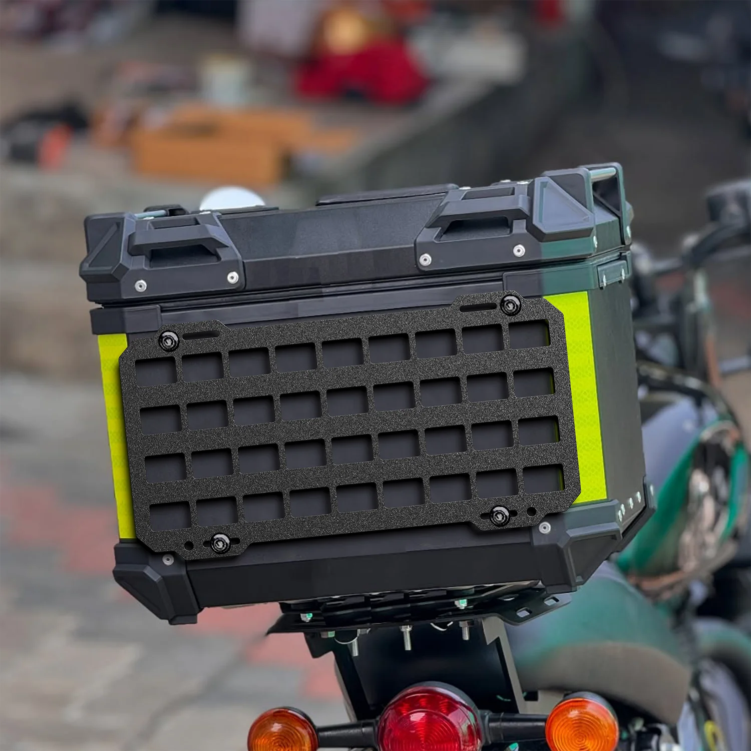 Multifunctional Molle Motorcycle Panel For Back Seat Trunk Base Plastic Panel DIY Waterproof Tactical Side Box Organizer
Multifunctional Molle Motorcycle Panel For Back Seat Trunk Base Plastic Panel DIY Waterproof Tactical Side Box Organizer
