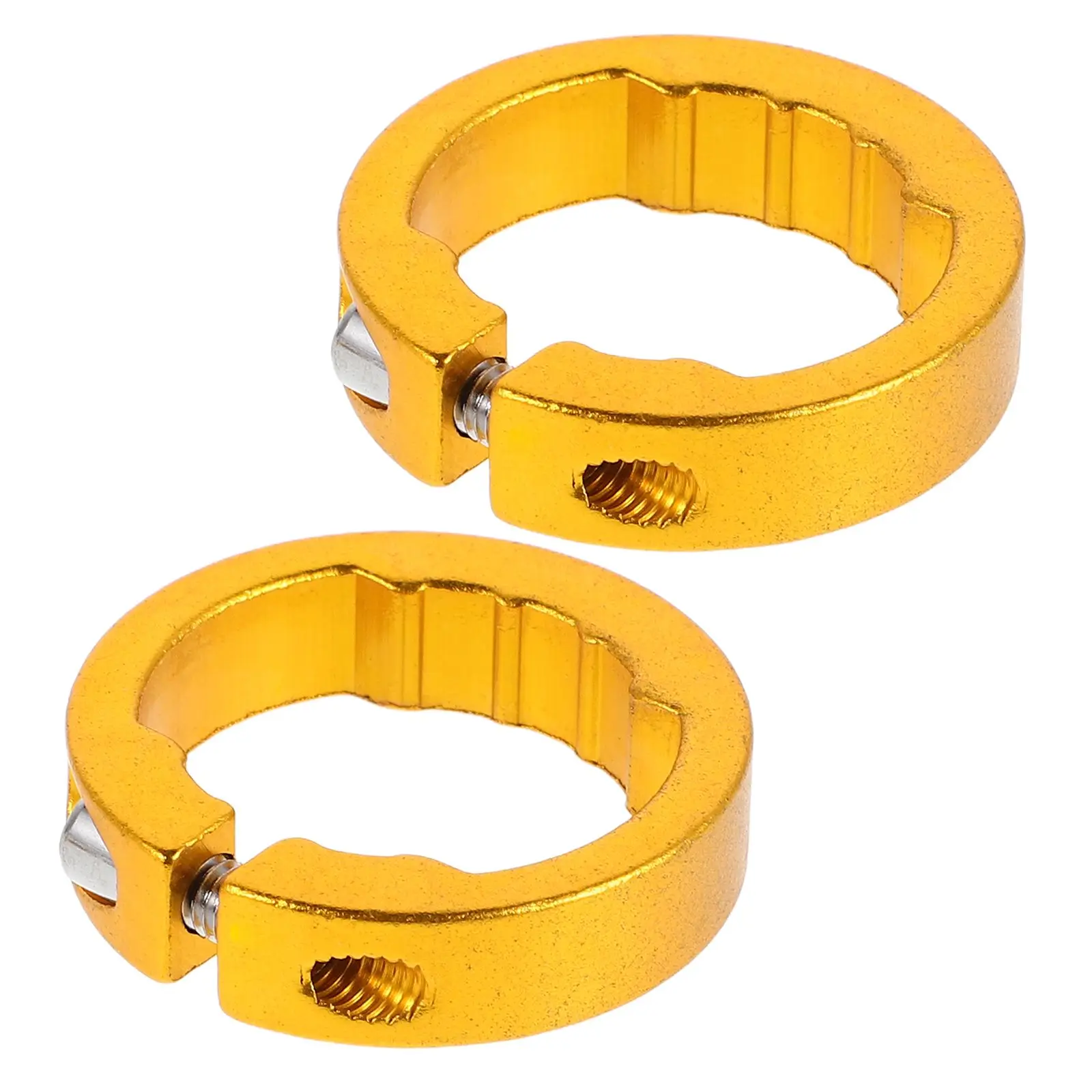2Pcs Bicycle Handlebar Grips Clamp Aluminum 8mm Locking Rings Fix Accessories Golden For Mountain Road Bikes Stability Comfort
2Pcs Bicycle Handlebar Grips Clamp Aluminum 8mm Locking Rings Fix Accessories Golden For Mountain Road Bikes Stability Comfort