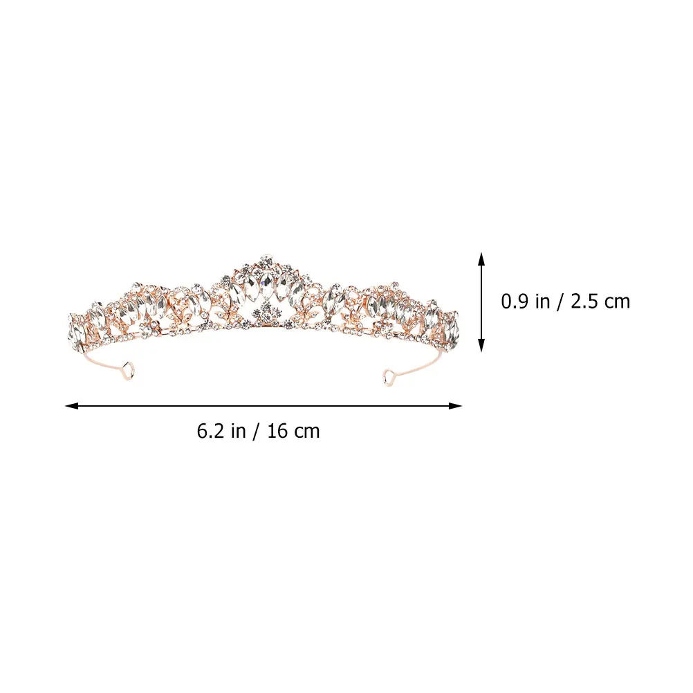 Tiara Crown Wedding Accessory Durable Lightweight Design For Woman Girls Brides Banquets Parties Hairband Jewelry Decoration
Tiara Crown Wedding Accessory Durable Lightweight Design For Woman Girls Brides Banquets Parties Hairband Jewelry Decoration