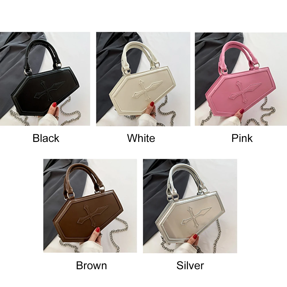 PU Leather Casual Shoulder Bag Coffin Shaped Women Tote Handbag Top Handle Zipper Large Capacity Solid Fashionable Satchel Bag
PU Leather Casual Shoulder Bag Coffin Shaped Women Tote Handbag Top Handle Zipper Large Capacity Solid Fashionable Satchel Bag