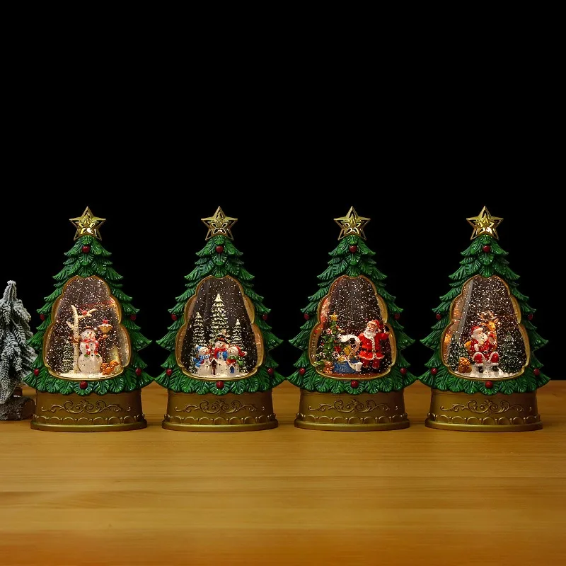 LED Snow Globe Music Box Christmas Santa Tree Decor with Light Rotating Snowfall Night Light Gift Xmas Home Office Decoration
LED Snow Globe Music Box Christmas Santa Tree Decor with Light Rotating Snowfall Night Light Gift Xmas Home Office Decoration