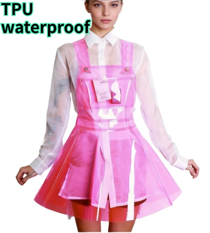 TPU Plastic Skirt Fluorescent Candy Color Strap Dress Exaggerated Personality Outfit Nightclub Wear Catwalk Costume
TPU Plastic Skirt Fluorescent Candy Color Strap Dress Exaggerated Personality Outfit Nightclub Wear Catwalk Costume
