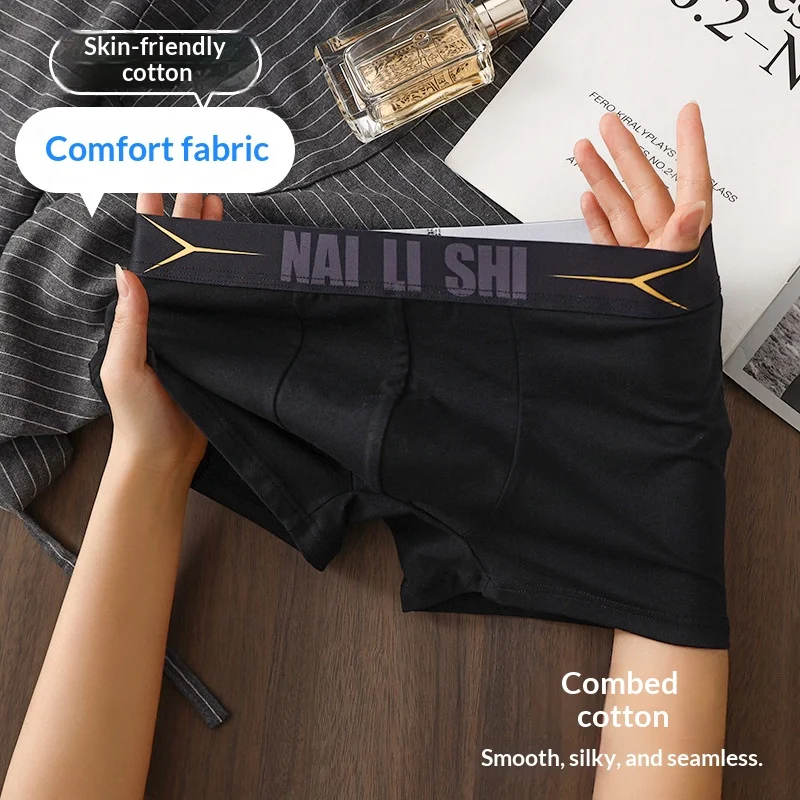 New Arrival Men's Plus Size Underwear 100% Cotton Men's Boxer Briefs Breathable Comfortable Mid-Rise Briefs for Young Men
New Arrival Men's Plus Size Underwear 100% Cotton Men's Boxer Briefs Breathable Comfortable Mid-Rise Briefs for Young Men