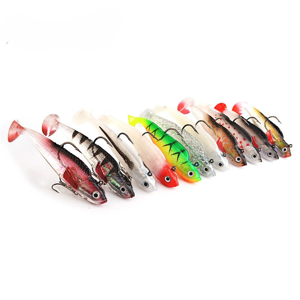 Long Cast Weighted T Tail Soft Fishing Lure 10cm 21.5g Artificial Bait Freshwater Saltwater Predator Fishing Tackle
Long Cast Weighted T Tail Soft Fishing Lure 10cm 21.5g Artificial Bait Freshwater Saltwater Predator Fishing Tackle