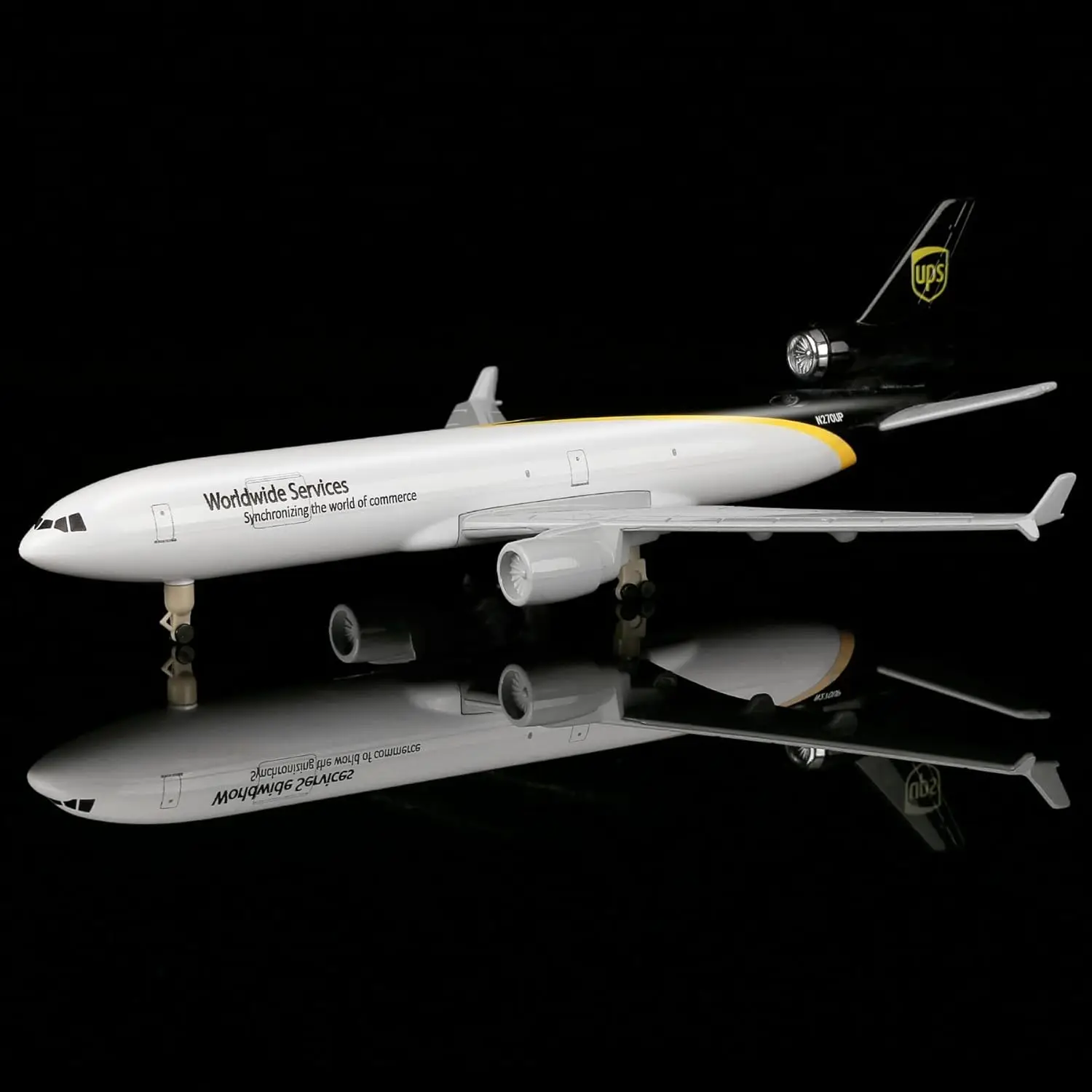 20cm UPS MD-11 Cargo Planes Metal Diecast Airplane Model Toy Kit with Stand &Wheel for Collections Displays or Children's Toys
20cm UPS MD-11 Cargo Planes Metal Diecast Airplane Model Toy Kit with Stand &Wheel for Collections Displays or Children's Toys