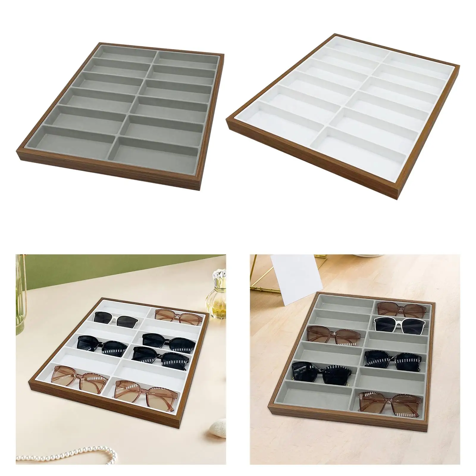Органайзер для очков на 12 отделений, подставка для ювелирных украшений, лоток для коллекции очков, держатель для очков для дома
Органайзер для очков на 12 отделений, подставка для ювелирных украшений, лоток для коллекции очков, держатель для очков для дома