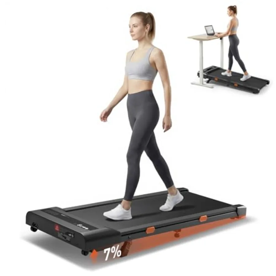 T10 Walking Pad Treadmill with Bosch® Motor, Under Desk Treadmill, Fixed 7% Manual Incline, Up to 4 MPH, 2.5HP, 300lb Capacity,
T10 Walking Pad Treadmill with Bosch® Motor, Under Desk Treadmill, Fixed 7% Manual Incline, Up to 4 MPH, 2.5HP, 300lb Capacity,