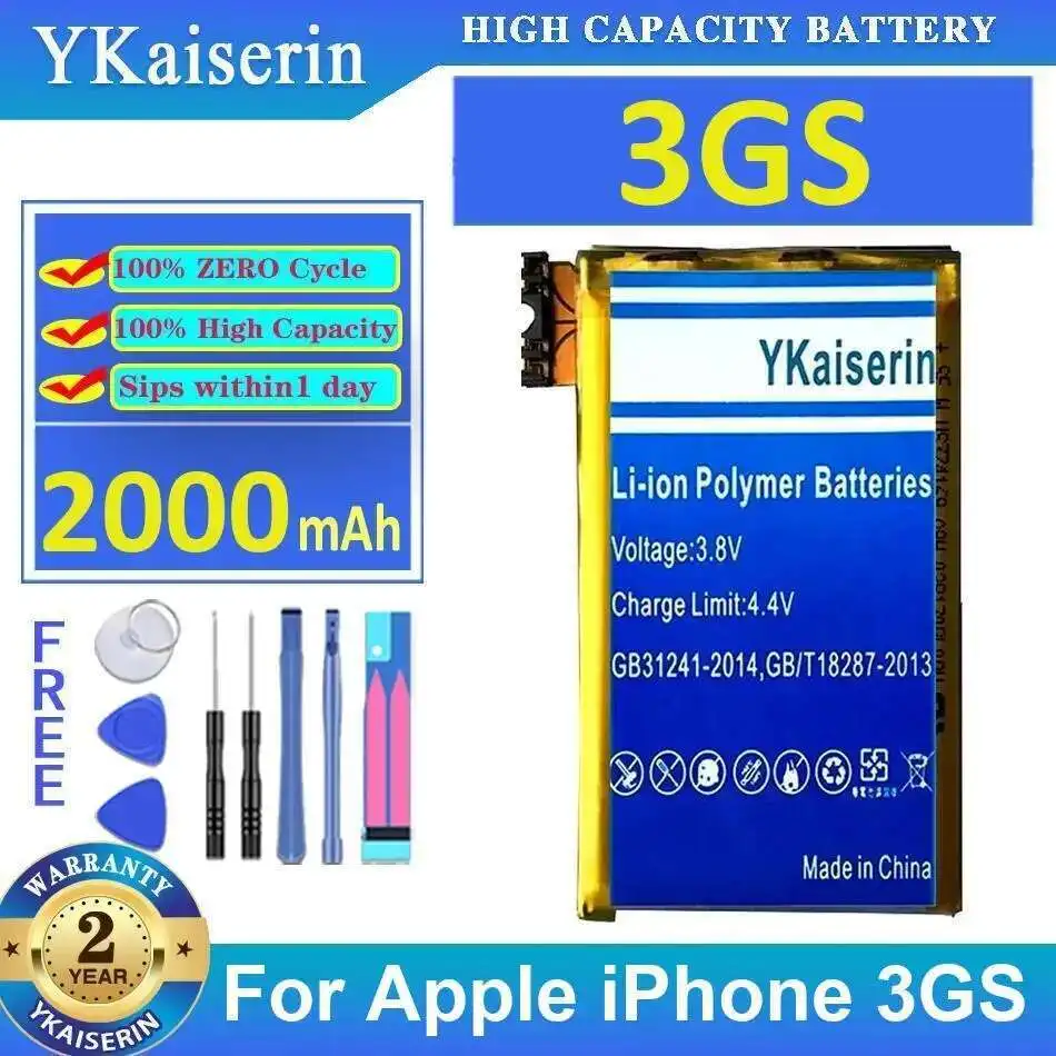 Прочный аккумулятор для мобильного телефона Apple Iphone 3GS, 2000 мАч, надежный источник питания
Прочный аккумулятор для мобильного телефона Apple Iphone 3GS, 2000 мАч, надежный источник питания