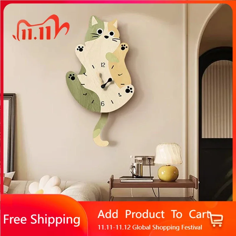 Nordic Cartoon Wall Clocks Luxury Creative Minimalist Nordic Wall Watch European Living Room Design Horloge Home Decoration
Nordic Cartoon Wall Clocks Luxury Creative Minimalist Nordic Wall Watch European Living Room Design Horloge Home Decoration