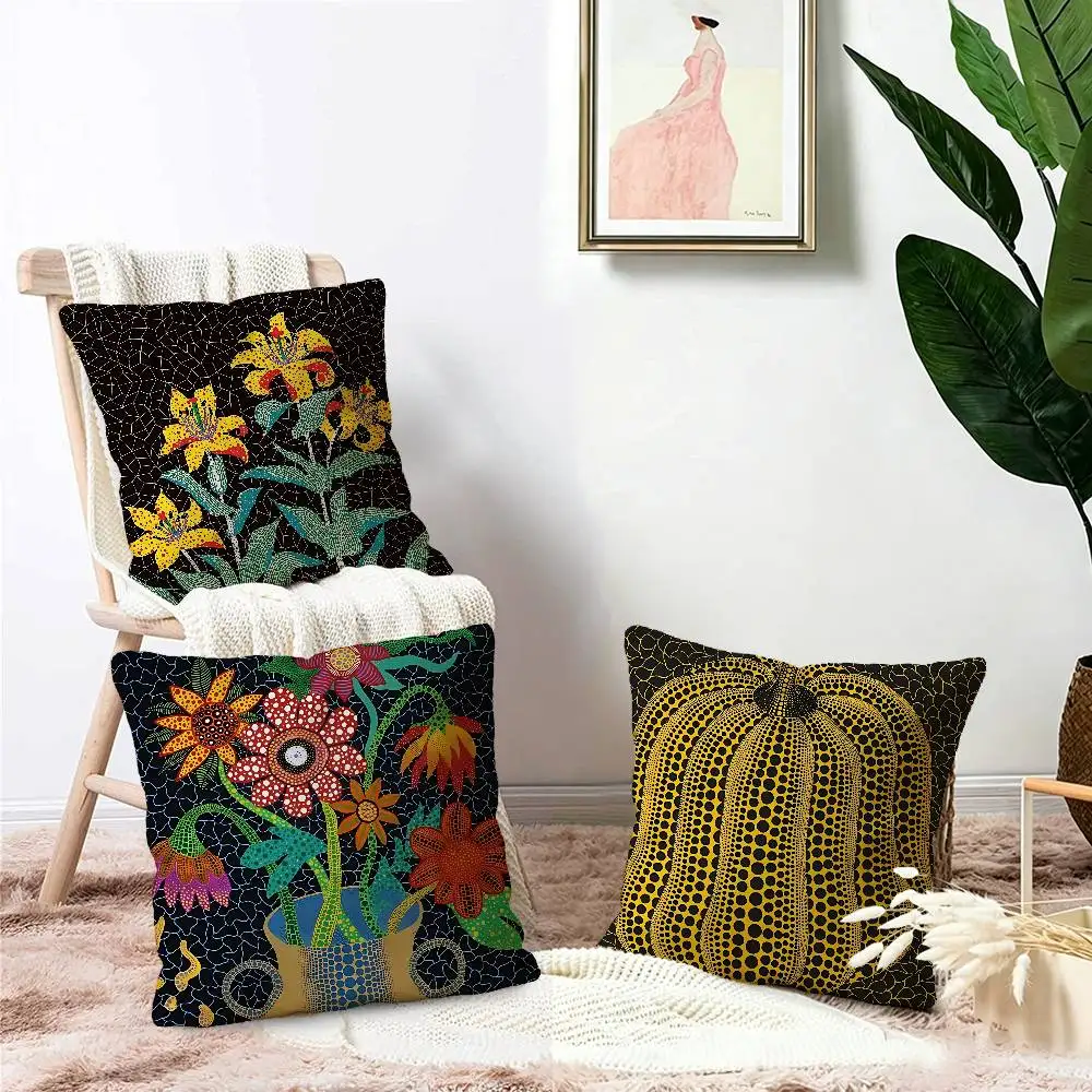 Yellow Dots Yayoi Kusama Cushion Cover Pillow Cover Decor Pillowcase Printed Cushion Case For Couch
Yellow Dots Yayoi Kusama Cushion Cover Pillow Cover Decor Pillowcase Printed Cushion Case For Couch
