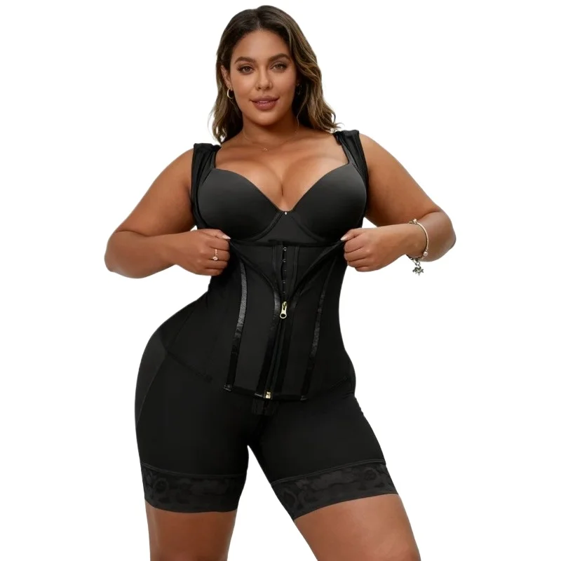 Women Slimming Waist Trainer Fajas Shapewear Bodysuit 9 bone Girdles Double Tummy Control Full Body Shaper Open Crotch
Women Slimming Waist Trainer Fajas Shapewear Bodysuit 9 bone Girdles Double Tummy Control Full Body Shaper Open Crotch