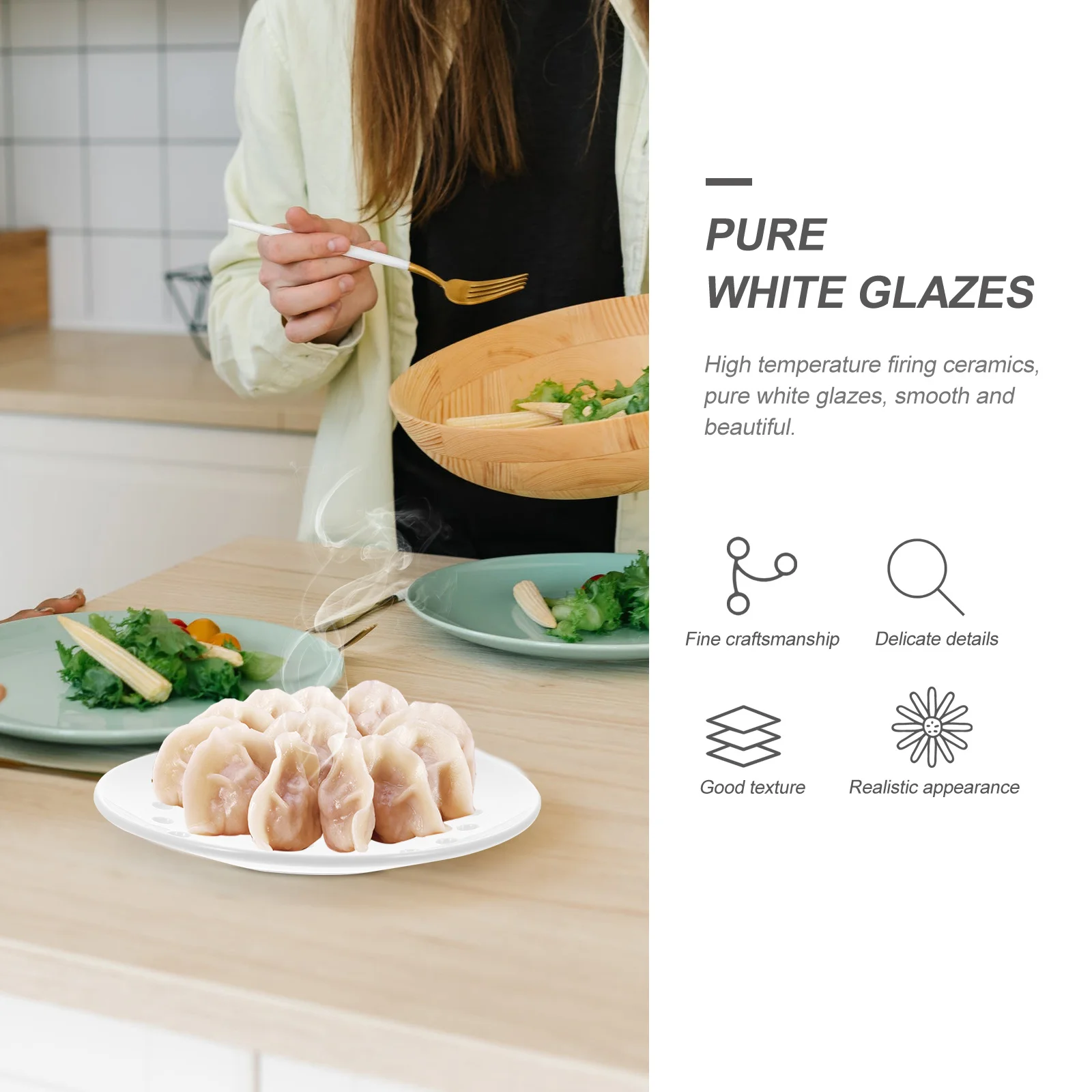 Steamer Insert Food for Vegetables Fish Holder Plate Steaming Plates Tray Dumplings
Steamer Insert Food for Vegetables Fish Holder Plate Steaming Plates Tray Dumplings