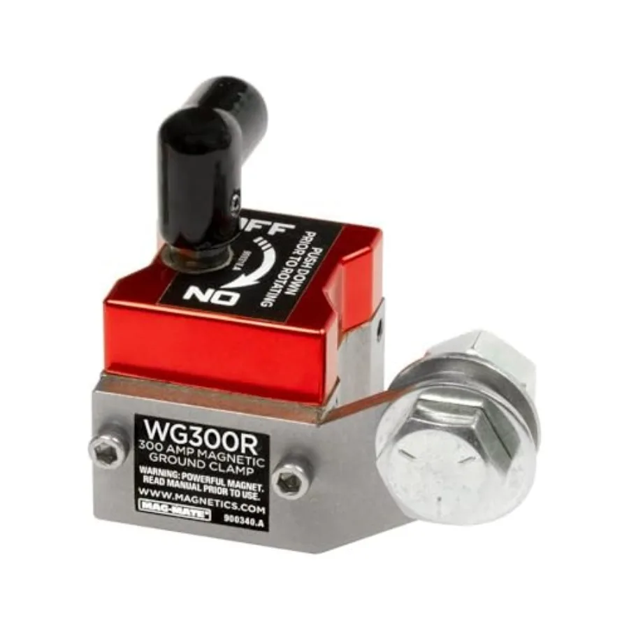 【Spot goods】WG300R On/Off Magnetic Welding Ground Powerful Magnets and Welding Accessories 150 lbs. Holding Capacity 300 AMP Re
【Spot goods】WG300R On/Off Magnetic Welding Ground Powerful Magnets and Welding Accessories 150 lbs. Holding Capacity 300 AMP Re