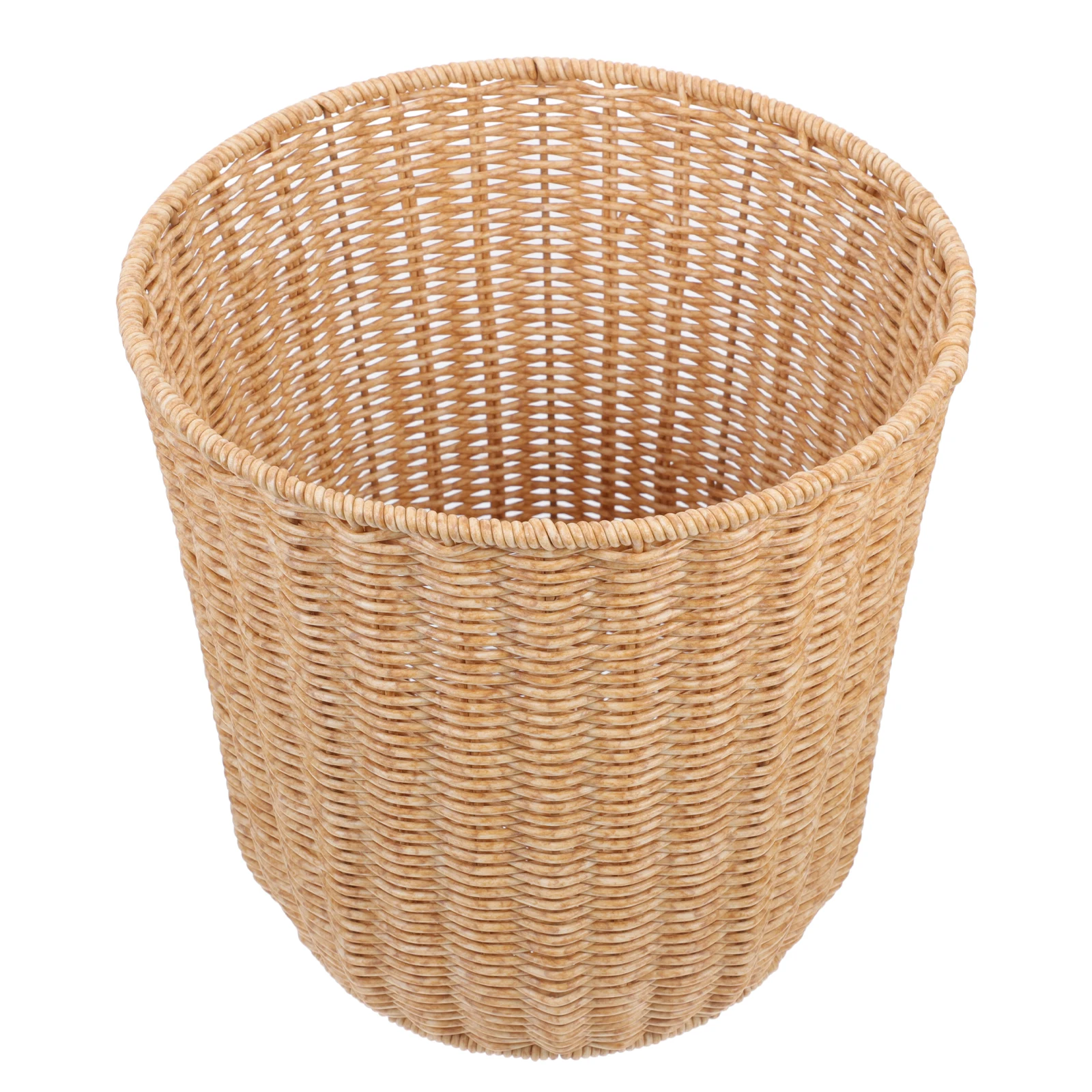 Woven Storage Basket Trash Can Home Waste Bin Large Opening Laundry Hamper Rattan Baskets Lightweight Household Storage
Woven Storage Basket Trash Can Home Waste Bin Large Opening Laundry Hamper Rattan Baskets Lightweight Household Storage