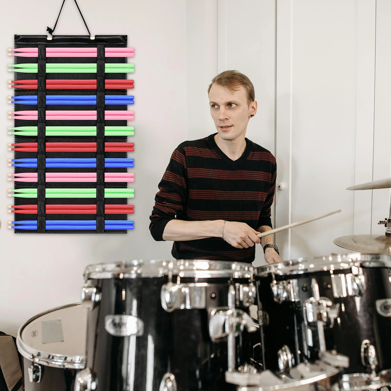 Drumstick Hanging Portable Felt Display Drum Stick Holder Wall Rack Wall Mount Holder Organizer Accessories Instruments
Drumstick Hanging Portable Felt Display Drum Stick Holder Wall Rack Wall Mount Holder Organizer Accessories Instruments
