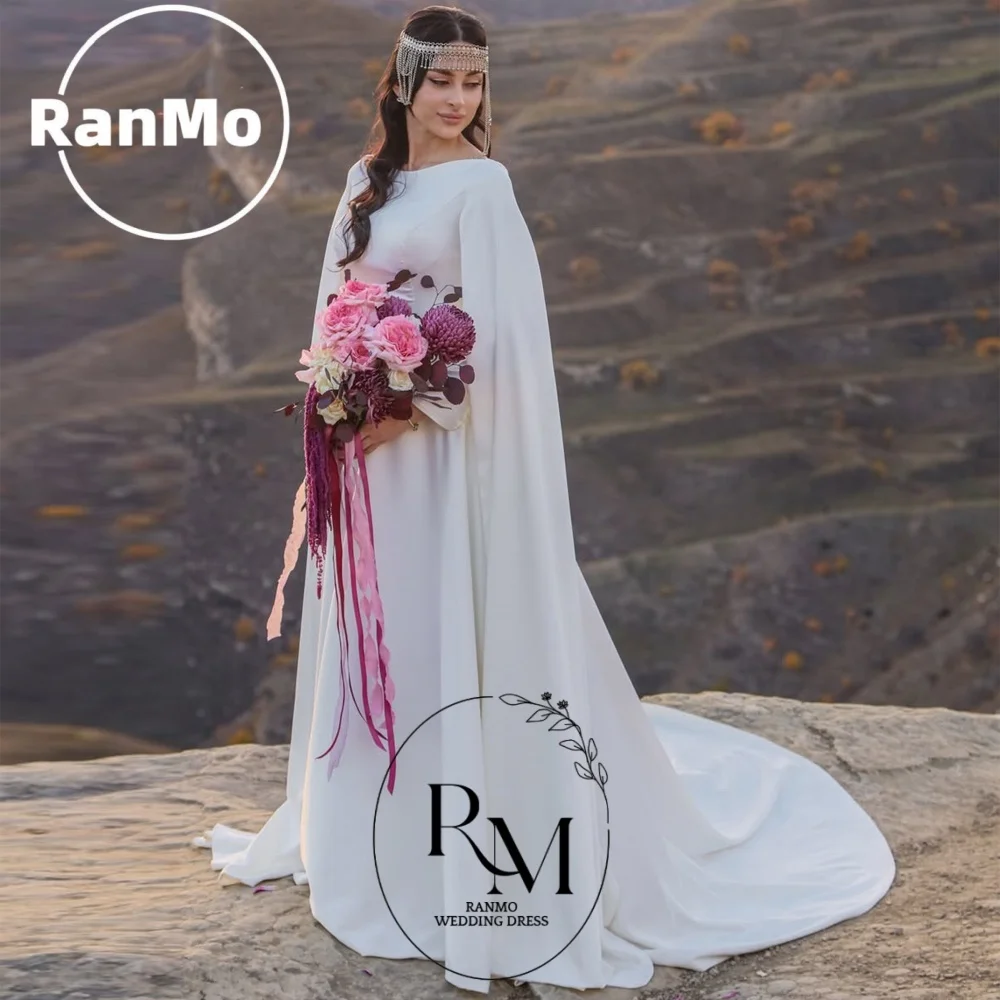 Свадебное платье Ranmo Arabic 2026, с круглым вырезом, на заказ, цвета слоновой кости, из атласа, с длинными рукавами-крылышками, длиной в пол, для мусульманской невесты, для торжеств
Свадебное платье Ranmo Arabic 2026, с круглым вырезом, на заказ, цвета слоновой кости, из атласа, с длинными рукавами-крылышками, длиной в пол, для мусульманской невесты, для торжеств