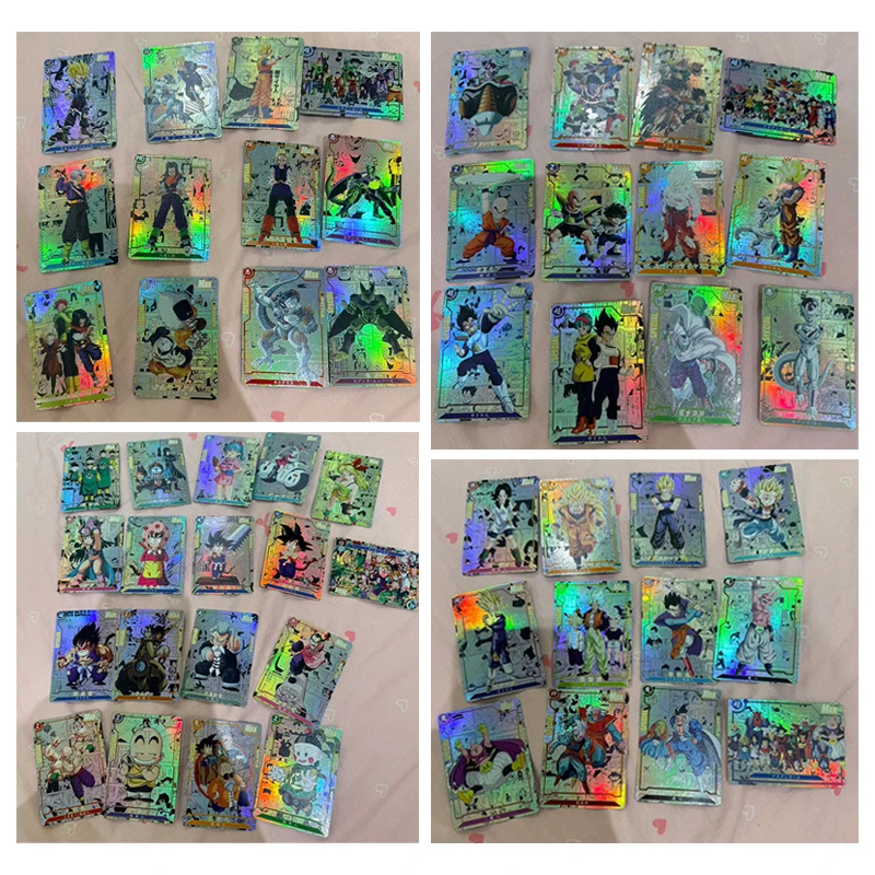 Anime Dragon Ball Diy Colorful Flash Cards Vegeta Iv Trunks Son Goku Krillin Chichi Android 17 Cell Vegetto Collection Cards
Anime Dragon Ball Diy Colorful Flash Cards Vegeta Iv Trunks Son Goku Krillin Chichi Android 17 Cell Vegetto Collection Cards