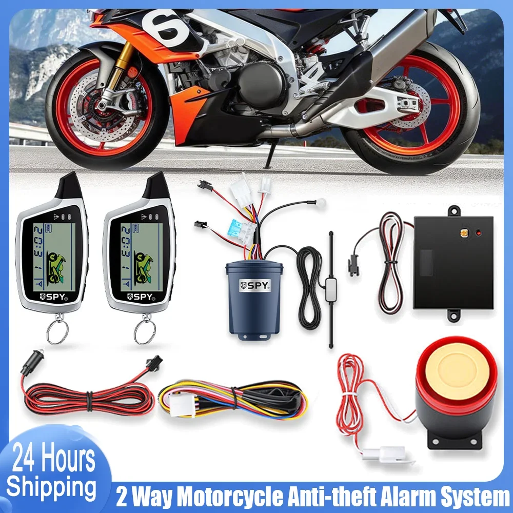 2 Way Motorcycle Anti-theft Alarm System with Remote Engine Start Starter Microwave Sensor Colorful LCD Pager Display
2 Way Motorcycle Anti-theft Alarm System with Remote Engine Start Starter Microwave Sensor Colorful LCD Pager Display