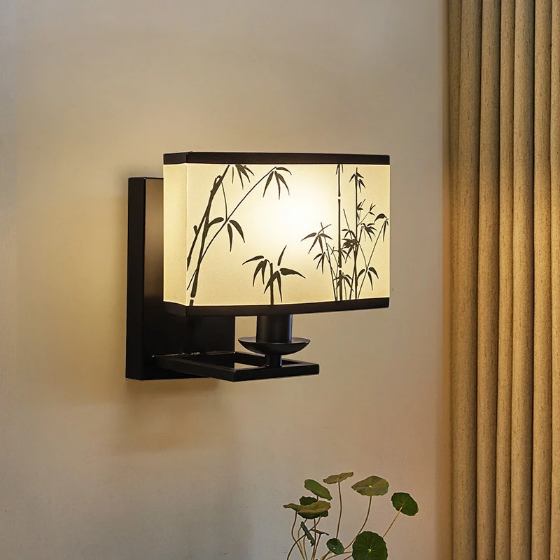 Song Dynasty Zen Oriental Fabric Wall Lamp Bamboo Shadow Chinese Style Home Decor Light for Bedroom Bedside Smart Bulb
Song Dynasty Zen Oriental Fabric Wall Lamp Bamboo Shadow Chinese Style Home Decor Light for Bedroom Bedside Smart Bulb