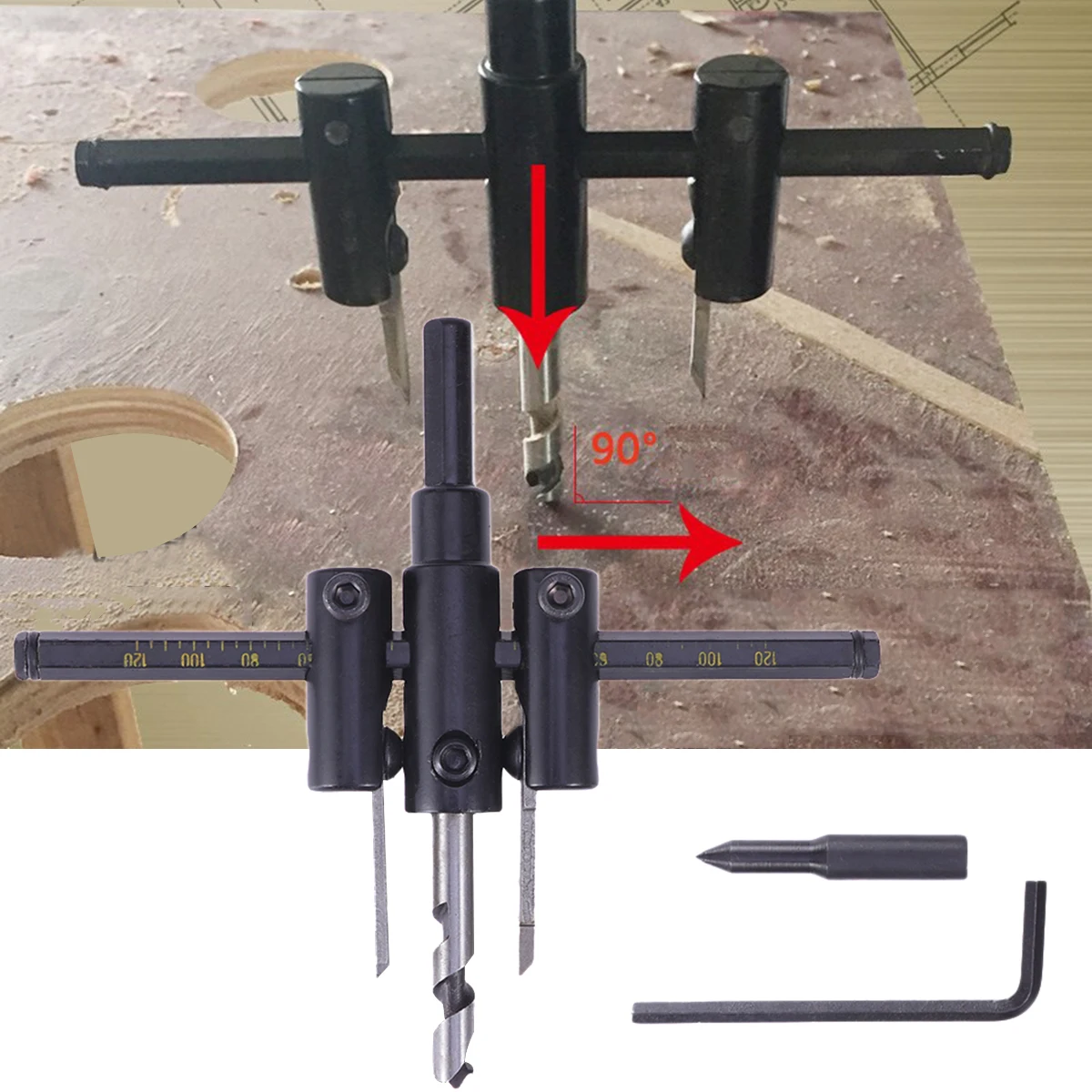 Woodworking Hole Drill Bit Set Adjustable 40- Aircraft Type Cutter Smooth Durable Saw Blade For Diy Woodworkers
Woodworking Hole Drill Bit Set Adjustable 40- Aircraft Type Cutter Smooth Durable Saw Blade For Diy Woodworkers